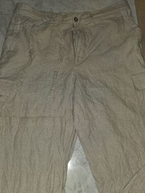 Claiborne Light Beige Cargo Pants